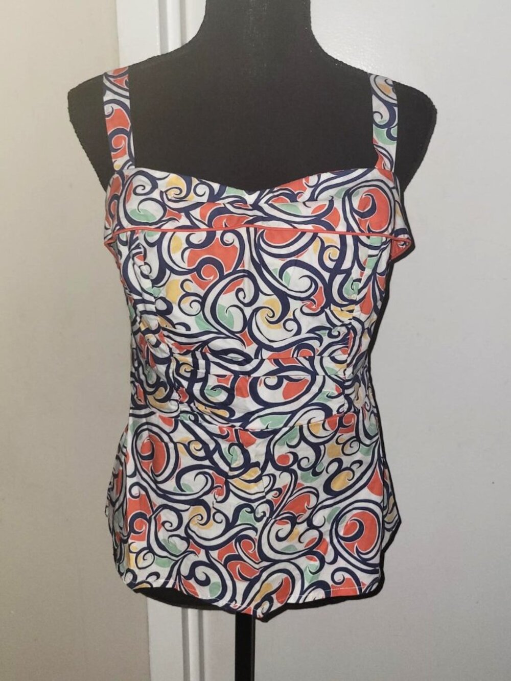 CAbi Vibrant Peplum Top - 6